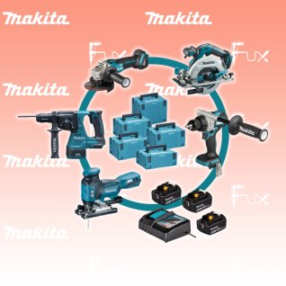 Makita 5-teilige bürstenlose Mega-Combo SET 5