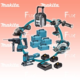 Makita 6-teilige bürstenlose Mega-Combo  SET 7
