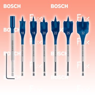 Bosch Expert Flachfräsbohrer SET 7 teilig 