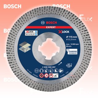 Bosch Expert  Hard Ceramic Diamanttrennscheibe X-LOCK 115 mm