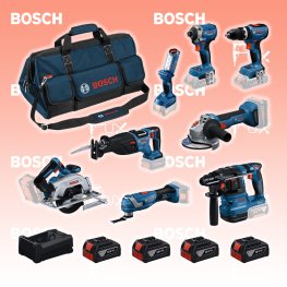8 tlg. PRO Set 18V GSB + GDR + GBH + GWS + GKS + GSA + GOP + GLI